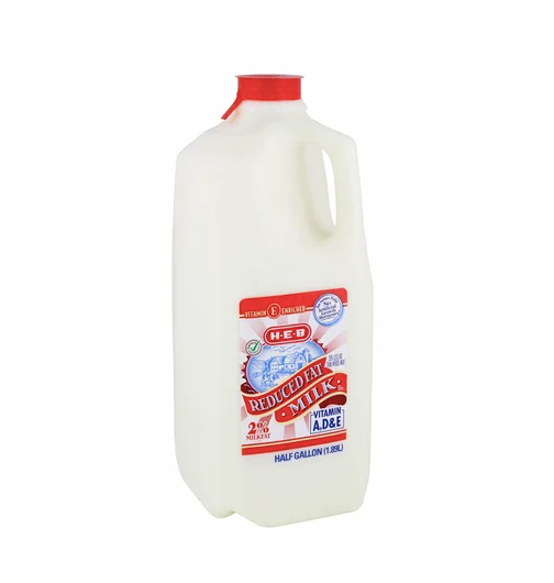 1/2 Gallon Reduced Fat Milk