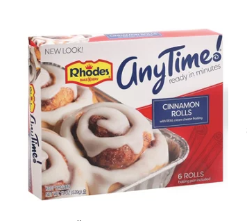 Rhodes Cinnamon Rolls w/ Cream Cheese Frosting