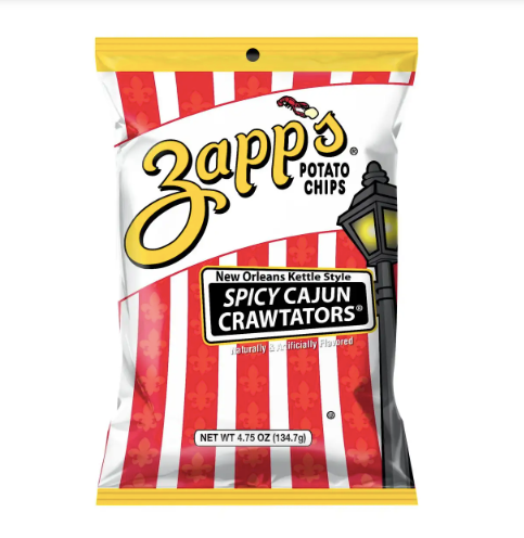 Zapps Spicy Cajun Crawtators Chips
