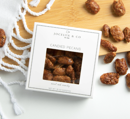 Candied Pecans - Jocelyn & Co