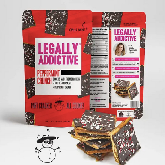 Peppermint Crunch Cracker Cookies - Legally Addicitive