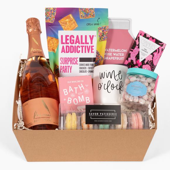 Rosé All Day Basket