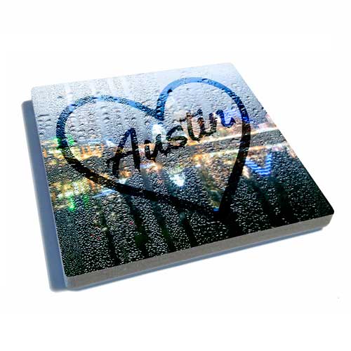 Drink Coaster - Austin Rain Heart