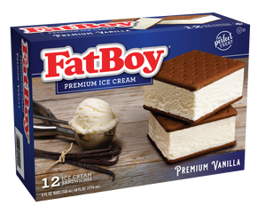 Cookies n Cream Ice Cream Sandwiches - Fat Boy