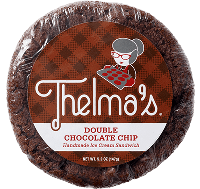 Double Chocolate Chip Ice Cream Sandwich - Thelma's