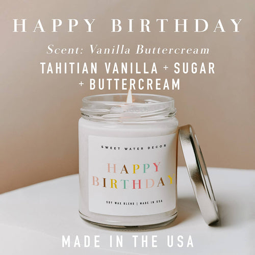 Birthday Cake Soy Candle