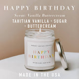 Birthday Cake Soy Candle