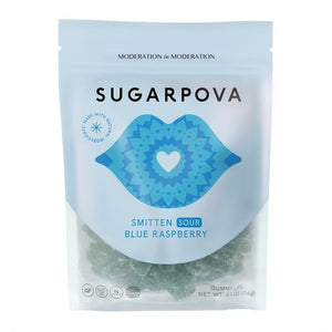 Sour Blue Raspberry Gummy Lips - Sugarpova