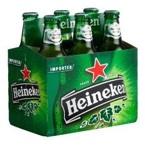 Heineken 6pk bottles