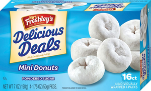 Mini Powdered Donuts 16ct.