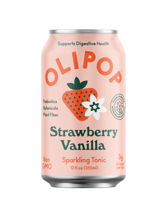 Olipop Soda - Strawberry Vanilla